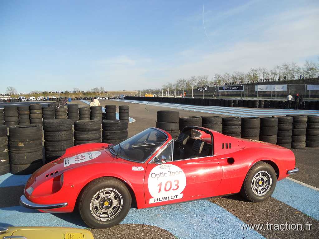 2014_Tour_Auto (58).JPG - Tour Auto 2014 Optic 2000, Anneau du Rhin, participant N° 103 DONATI/DONATI CHE/CHE FERRARI Dino 246 GT 1972